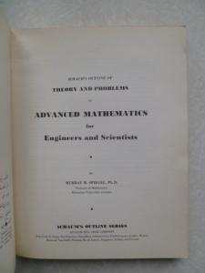 Advanced Mathematics for Engineers and Scientists (Schaum's Outline) 
